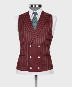 Men’s Maroon 3Pc suit