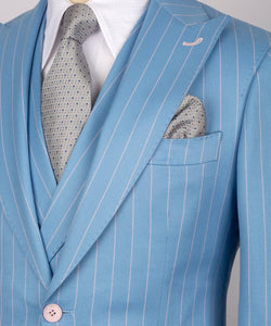 Men’s Light Blue 3Pc suit