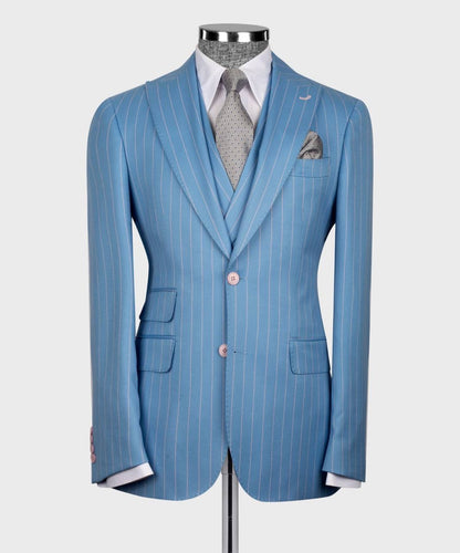 Men’s Light Blue 3Pc suit