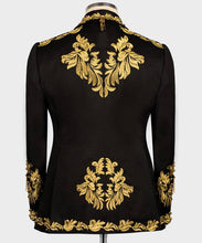 Men's Black Gold embroidery TUXEDO