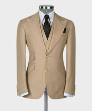 Men’s Cream 3Pc suit