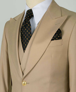 Men’s Cream 3Pc suit