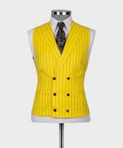 Men’s Yellow 3Pc suit