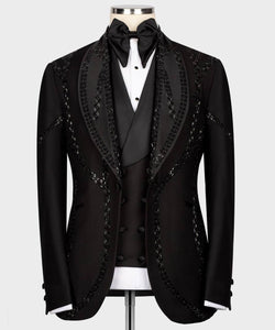 Men’s Black Black tuxedo