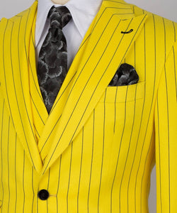 Men’s Yellow 3Pc suit