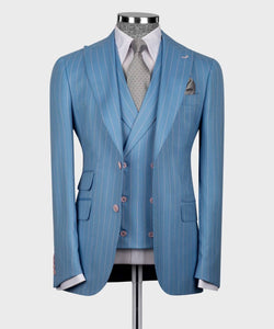 Men’s Light Blue 3Pc suit