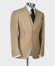 Men’s Cream 3Pc suit