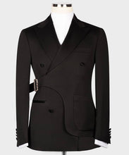 Men Black tailored Suit