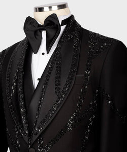 Men’s Black Black tuxedo