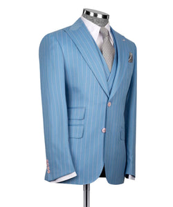 Men’s Light Blue 3Pc suit