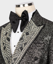 Men's Crystal Stone Sliver Tuxedo