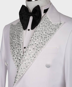 Men's White Custom TUXEDO