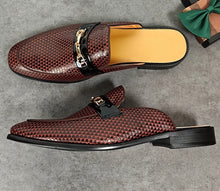 Men’s Leather Brown Half-Loafers