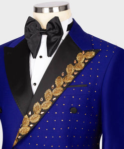 Men's Blue Custom TUXEDO