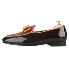 Men’s Brown Black Velvet Loafers