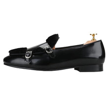 Men’s Black Velvet Classic Loafers