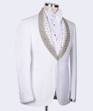 Men White White Tuxedo