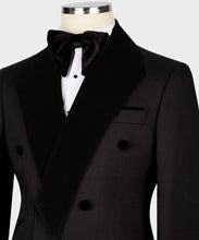 Men black black lapel Tuxedo