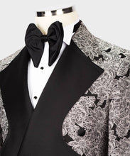 Men's Cream Black Tuxedo