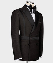 Men's BLACK DOUBLE BREASTED TUXEDO