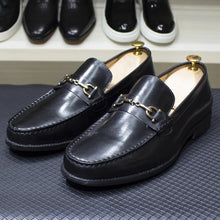 Men's Classic Black Italian Loafers