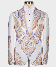 Men's WHITE PATTERN TUXEDO