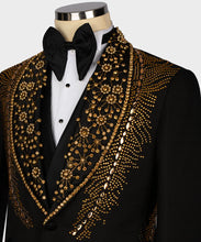 Men's GOLD STONE EMBROIDERED TUXEDO