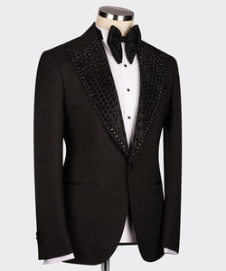 Men's BLACK CUSTOM TUXEDO