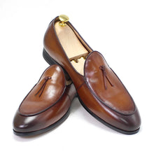 Men's Brown Tassel Loafers