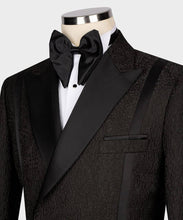 Men's BLACK DOUBLE BREASTED TUXEDO