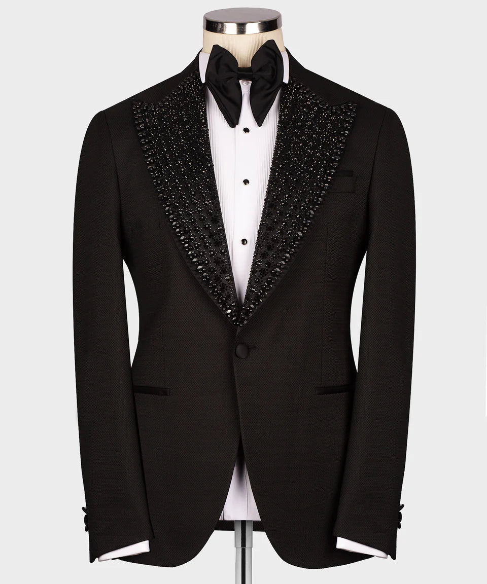 Men's BLACK CUSTOM TUXEDO