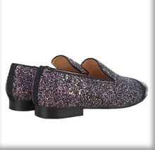 Men’s Leather Purple Loafers