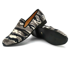Men Camouflage Loafers