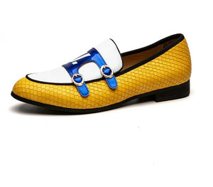 Men Yellow Loafers