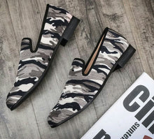 Men Camouflage Loafers