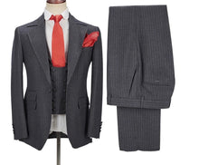Men’s Gray Business Suit