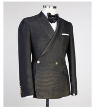 Men’s Black Gold DOUBLE BREASTED SUIT