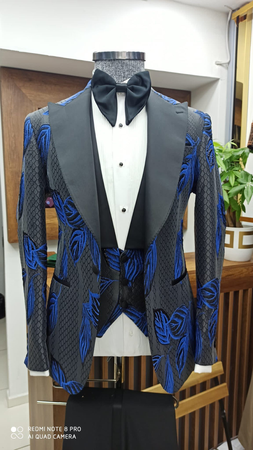 Men’s Blue 3pc Tuxedo