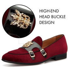 Men’s Leather Burgundy Loafers
