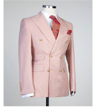 Men’s Peach  DOUBLE BREASTED SUIT