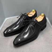 Mens Black Leather Oxford Shoes