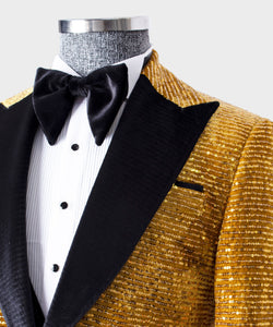 Men’s Velvet Gold– Black Tuxedo