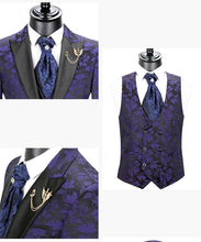 Men’s Custom Purple 3 Piece Suit