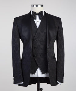 Men’s Black 3 Piece Suit