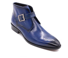 Men’s Ankle Blue Handmade Boots