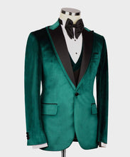 Men's Velvet Green 3Pc TUXEDO