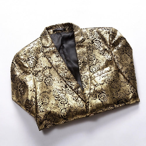 Men Gold Blazer