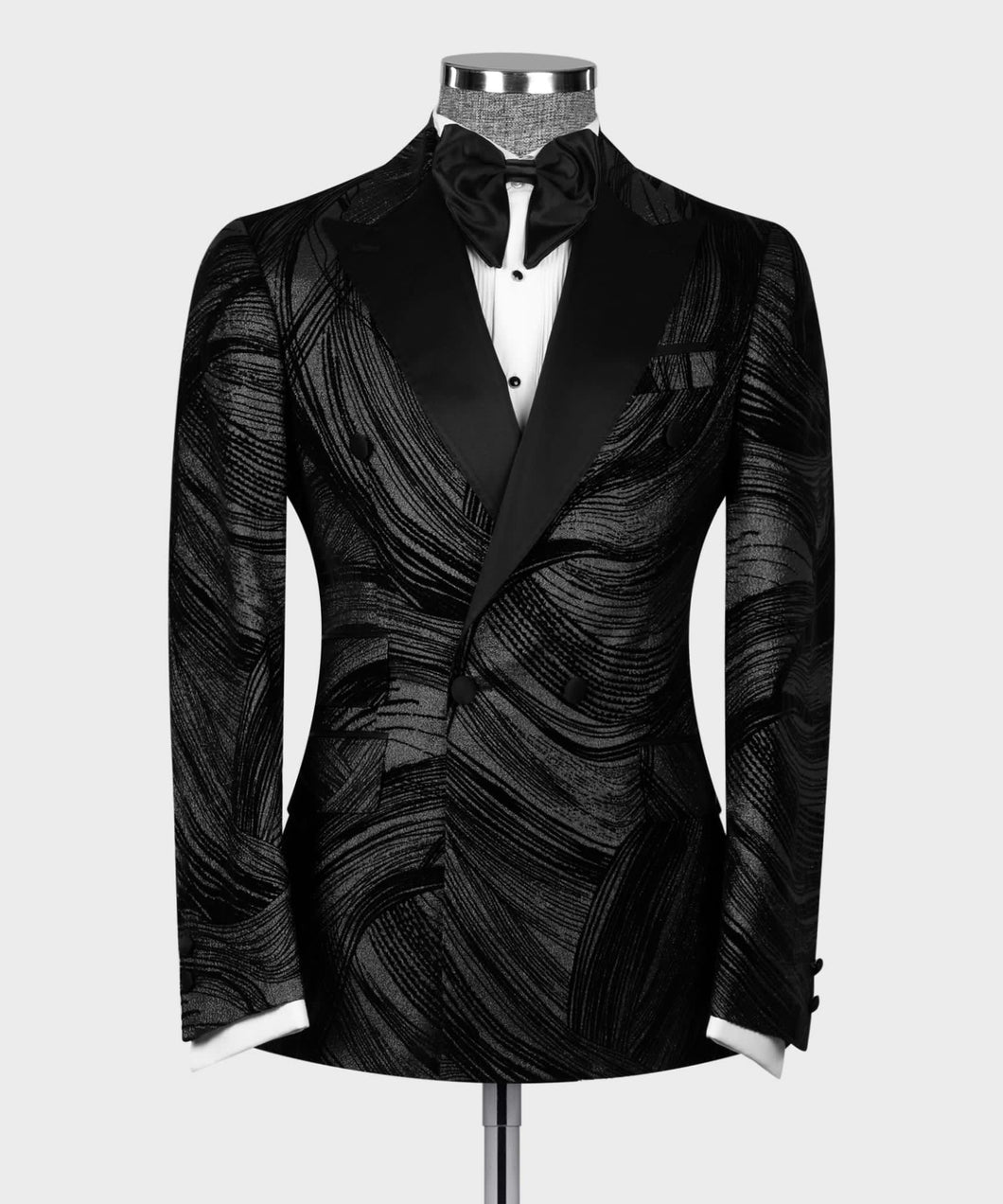 Men’s Black Custom Made Tuxedo