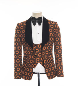 Men’s Orange Formal Tuxedo