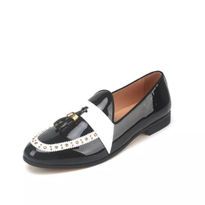 Men's Black Leather loafers